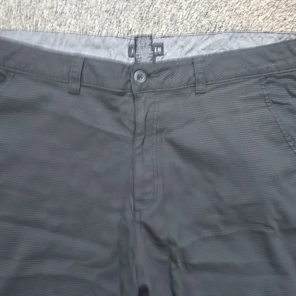 Hang Ten Chino shorts lightweight hybrid walkshorts Mens 38 Black - Picture 5 of 11